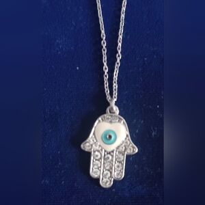 Evil Eye Pendant W Chain